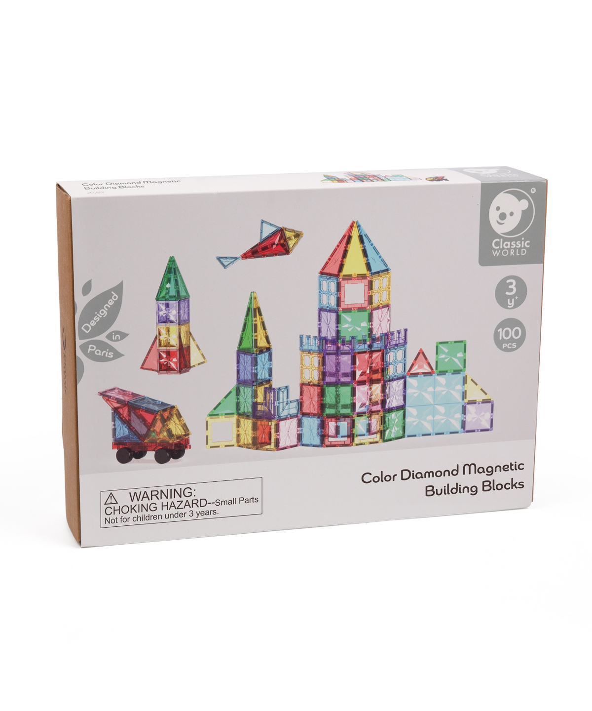 Classic World Color Diamond Magnetic Building Blocks