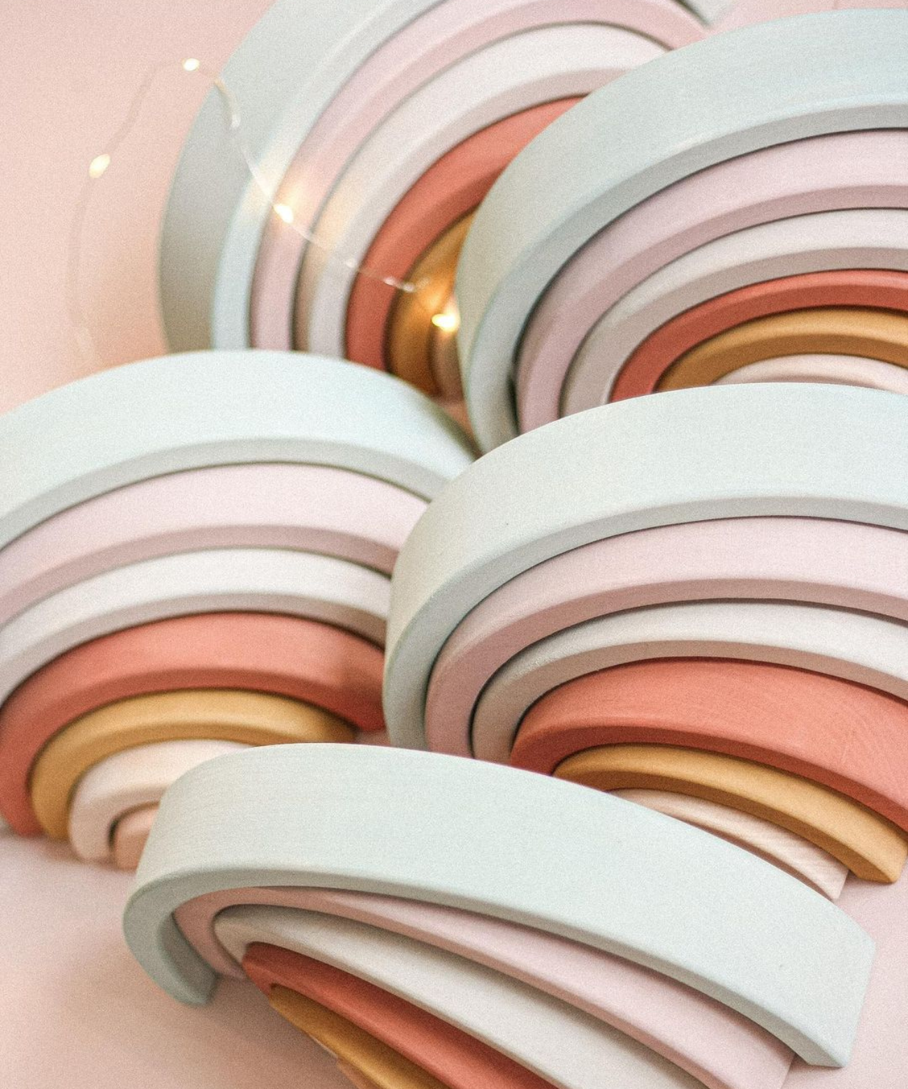 Rainbow Stacker in Pastel