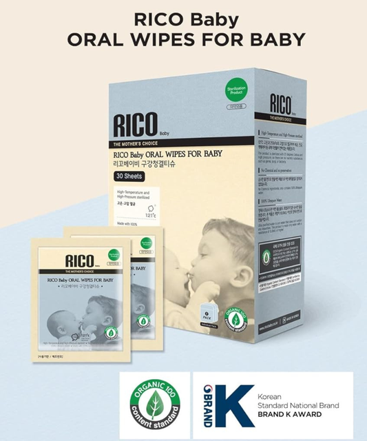 RICO Baby Oral Wipes — 30 sheets