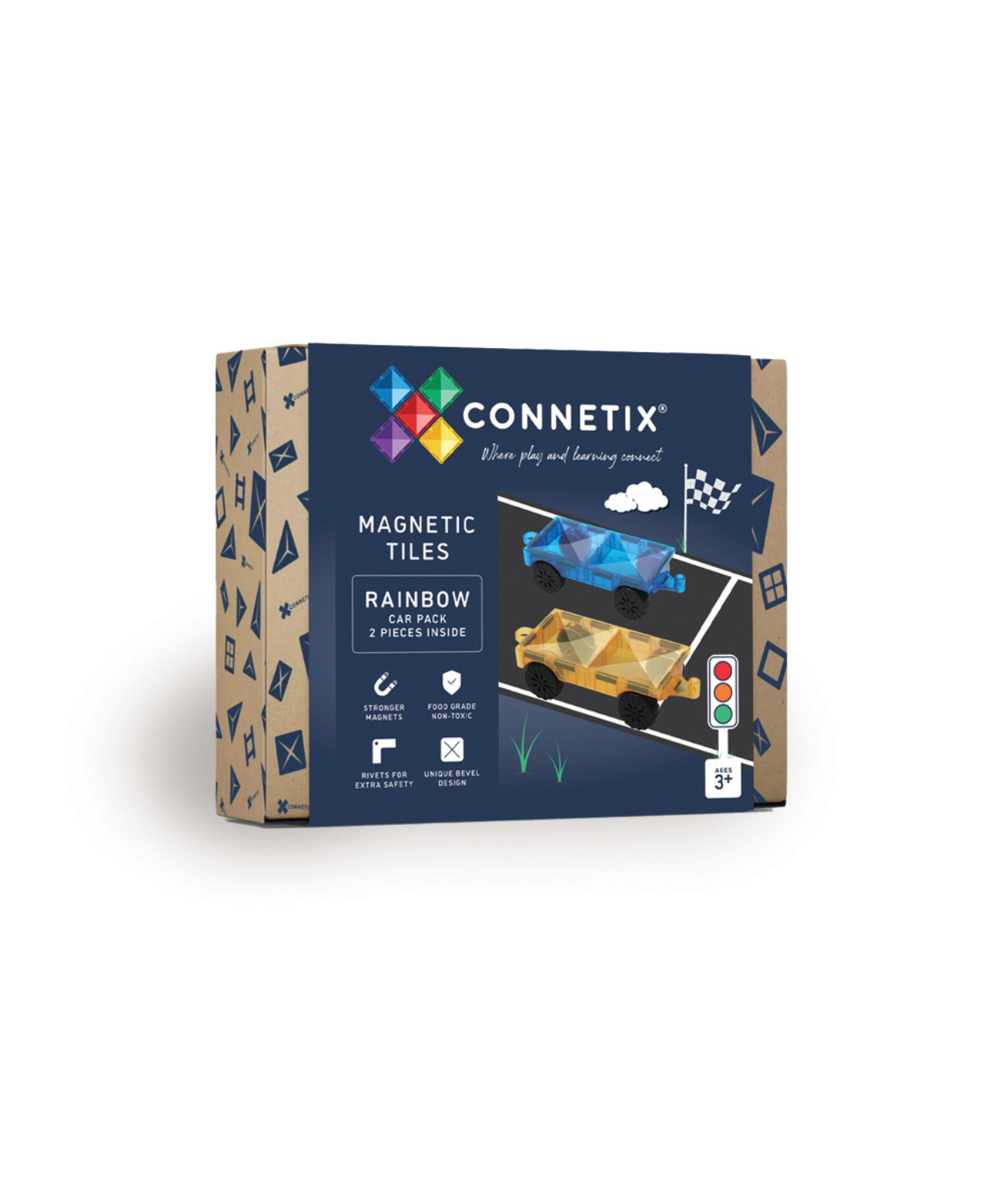 Rainbow Car Pack 2 Piece Set