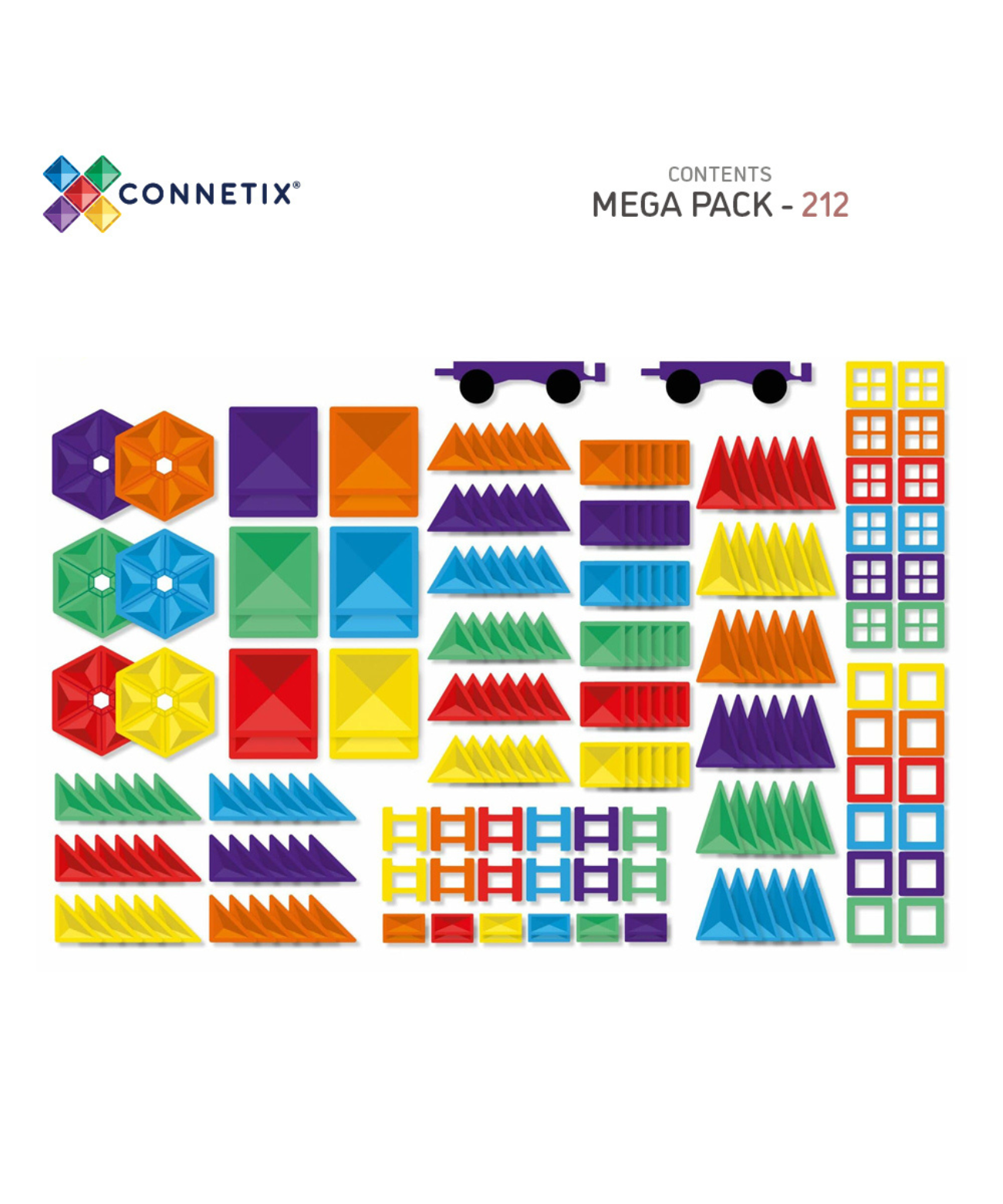 Rainbow Mega Pack 212 Piece Set