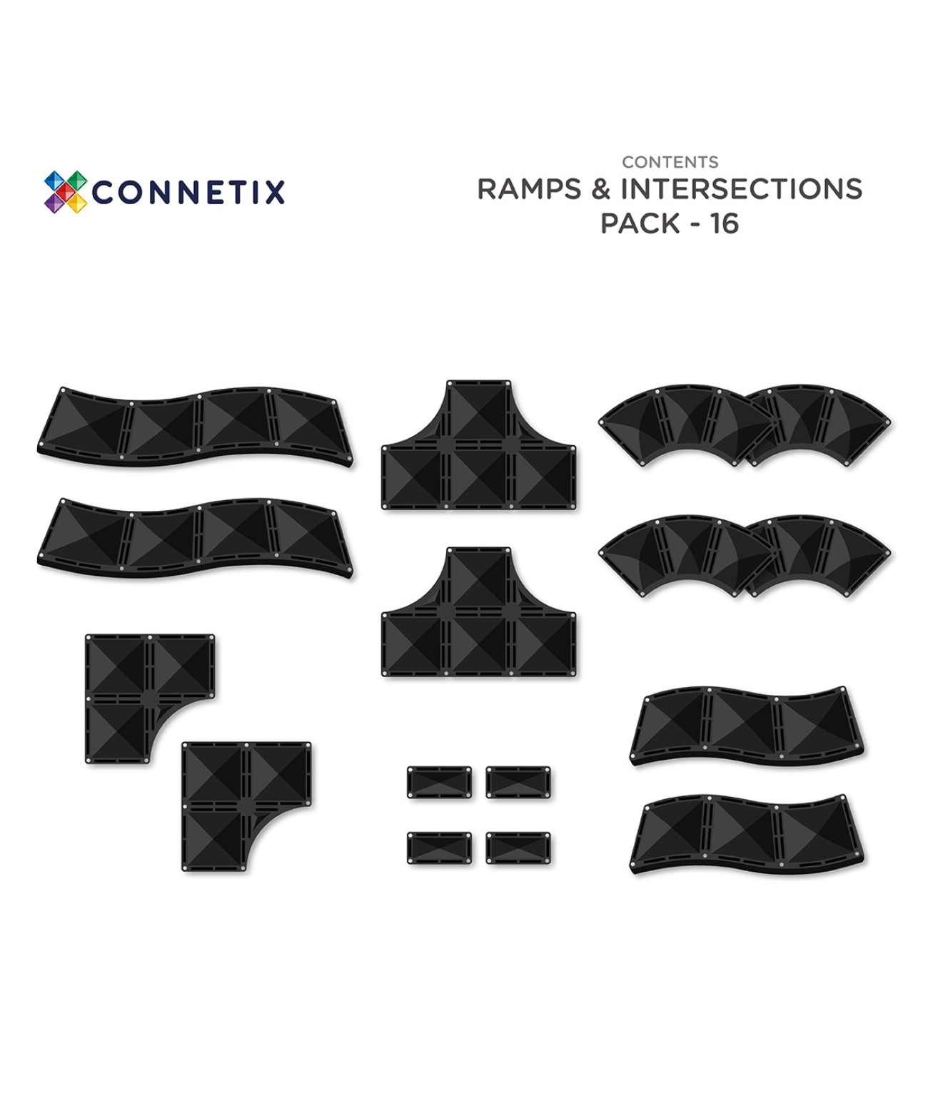 Ramps & Intersections Pack 16 Piece Set