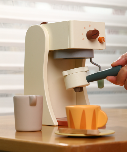 Classic World Wooden Coffee Machine