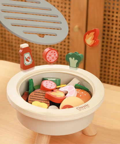 Classic World Wooden BBQ Set
