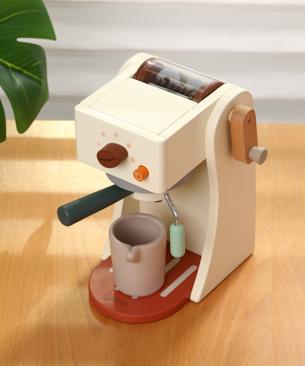 Classic World Wooden Coffee Machine