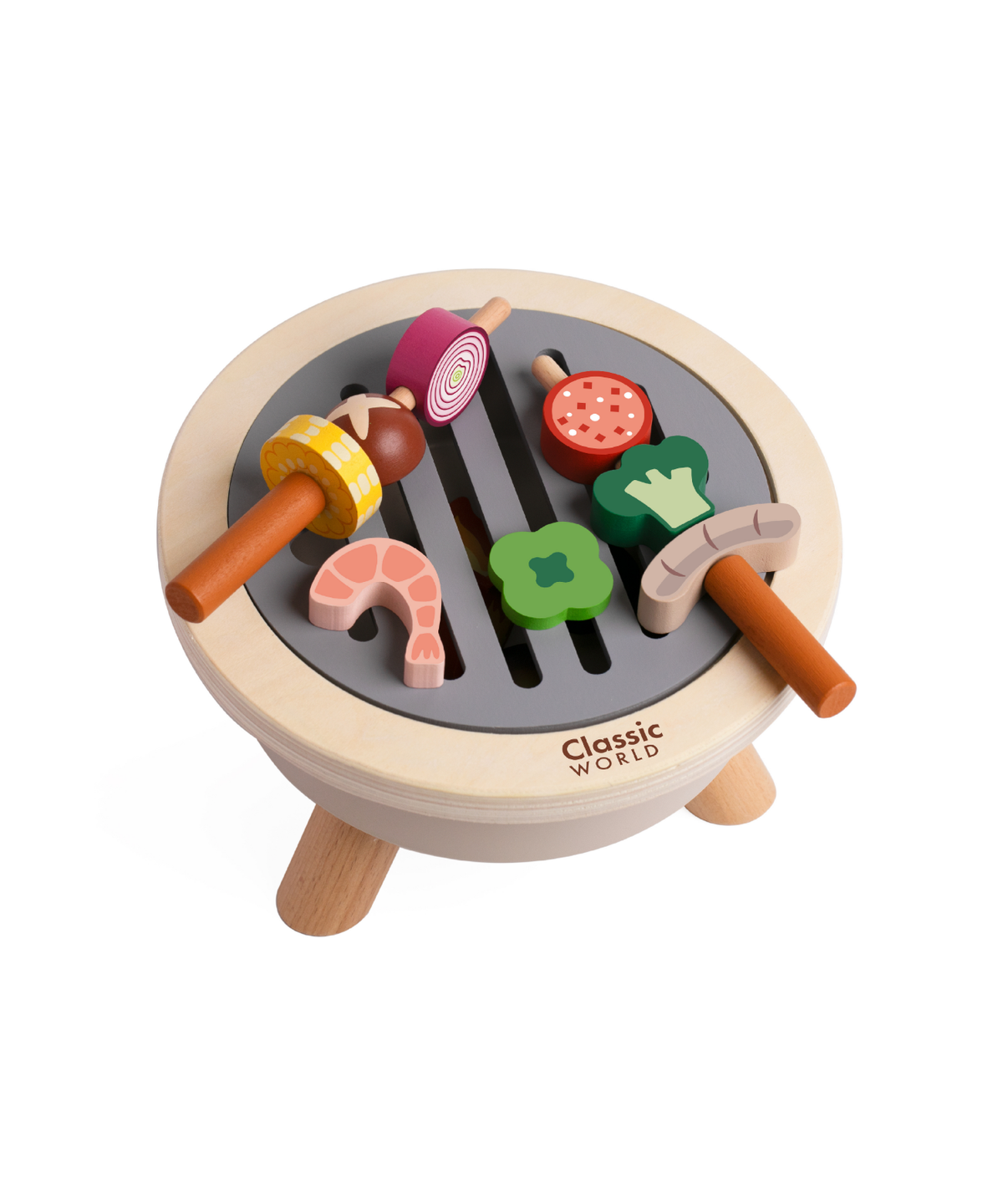 Classic World Wooden BBQ Set