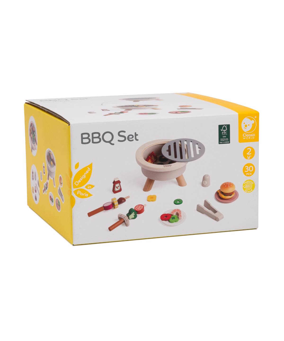 Classic World Wooden BBQ Set
