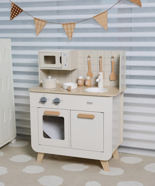 Classic World Wooden Chef's Kitchen Set