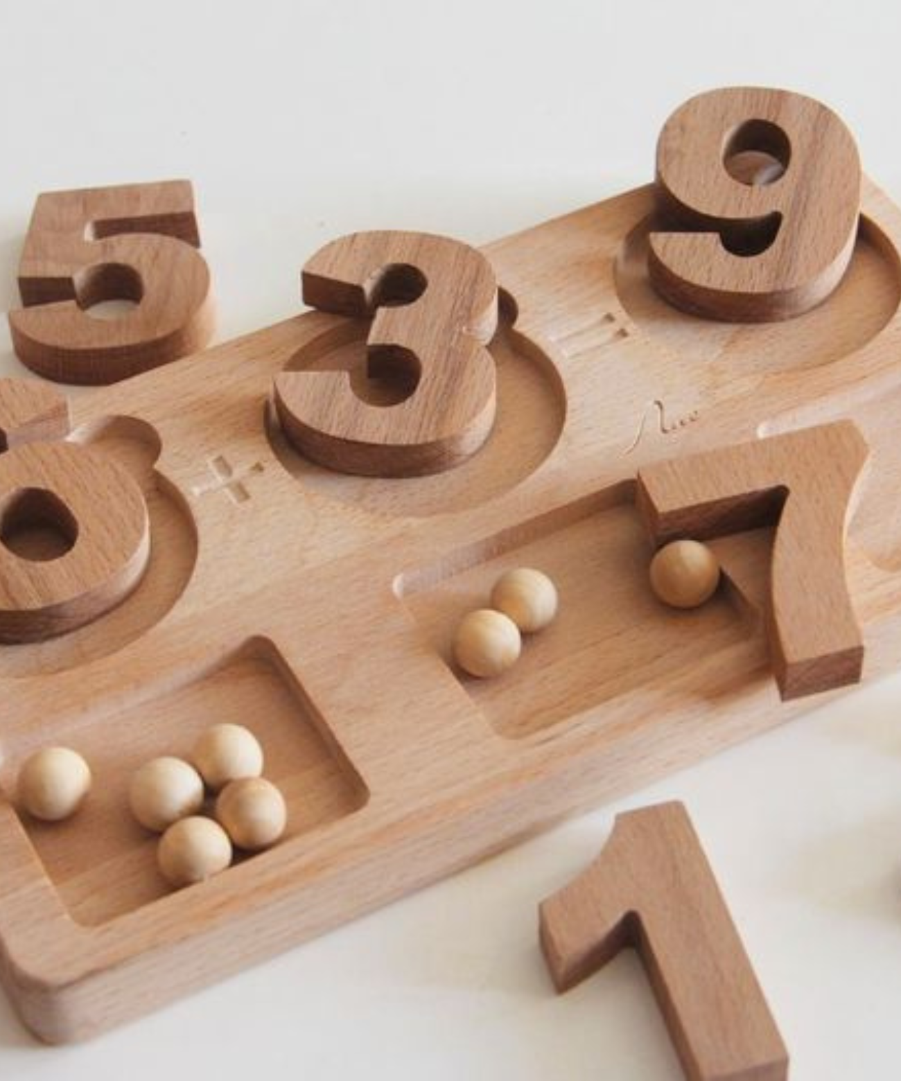 Wooden Counting Trays • Set of 10