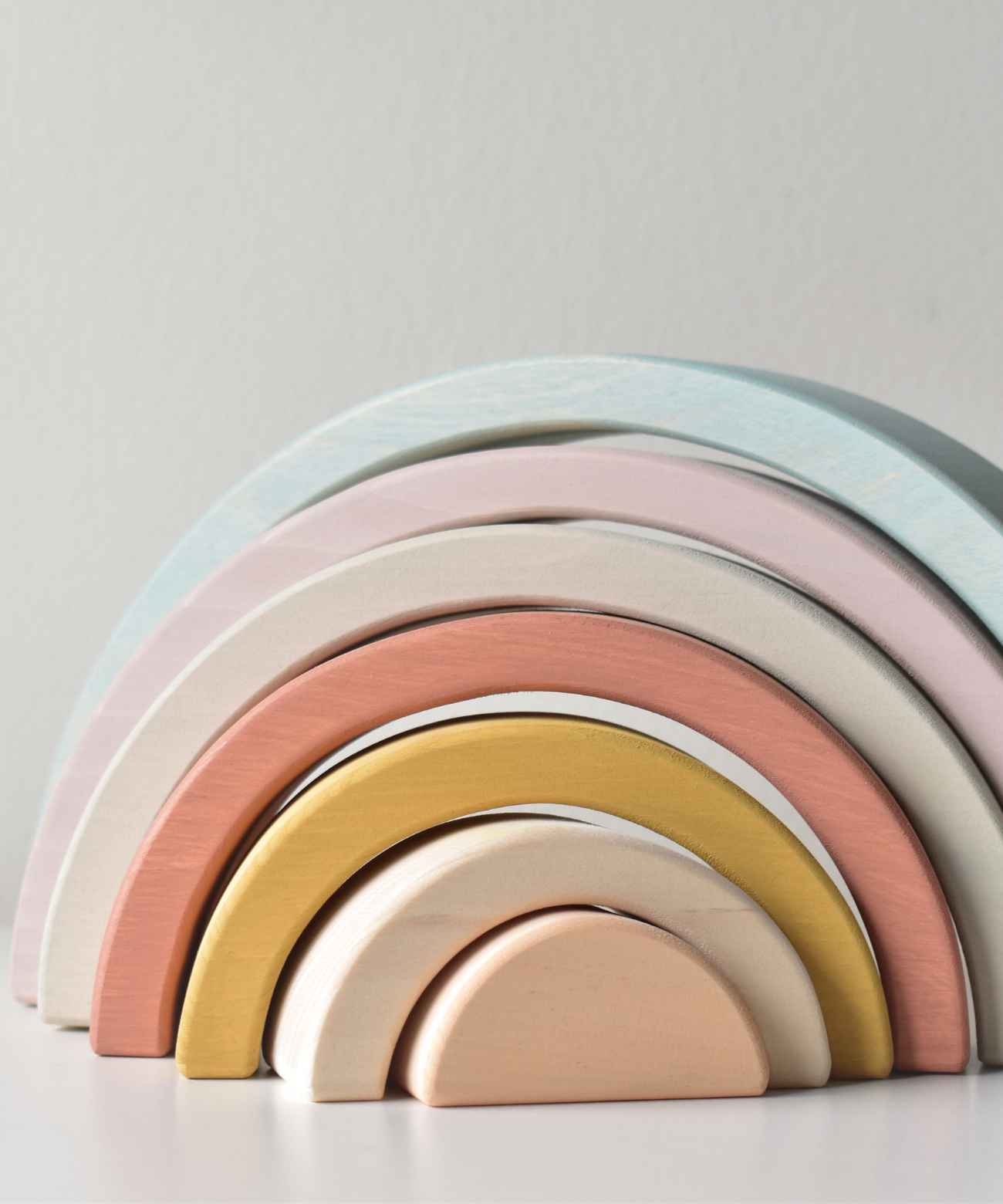 Rainbow Stacker in Pastel