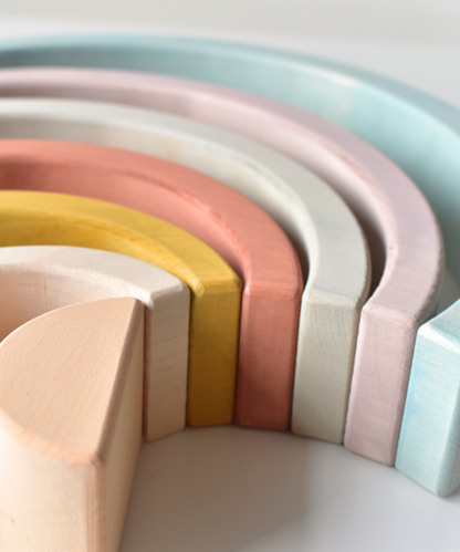 Rainbow Stacker in Pastel