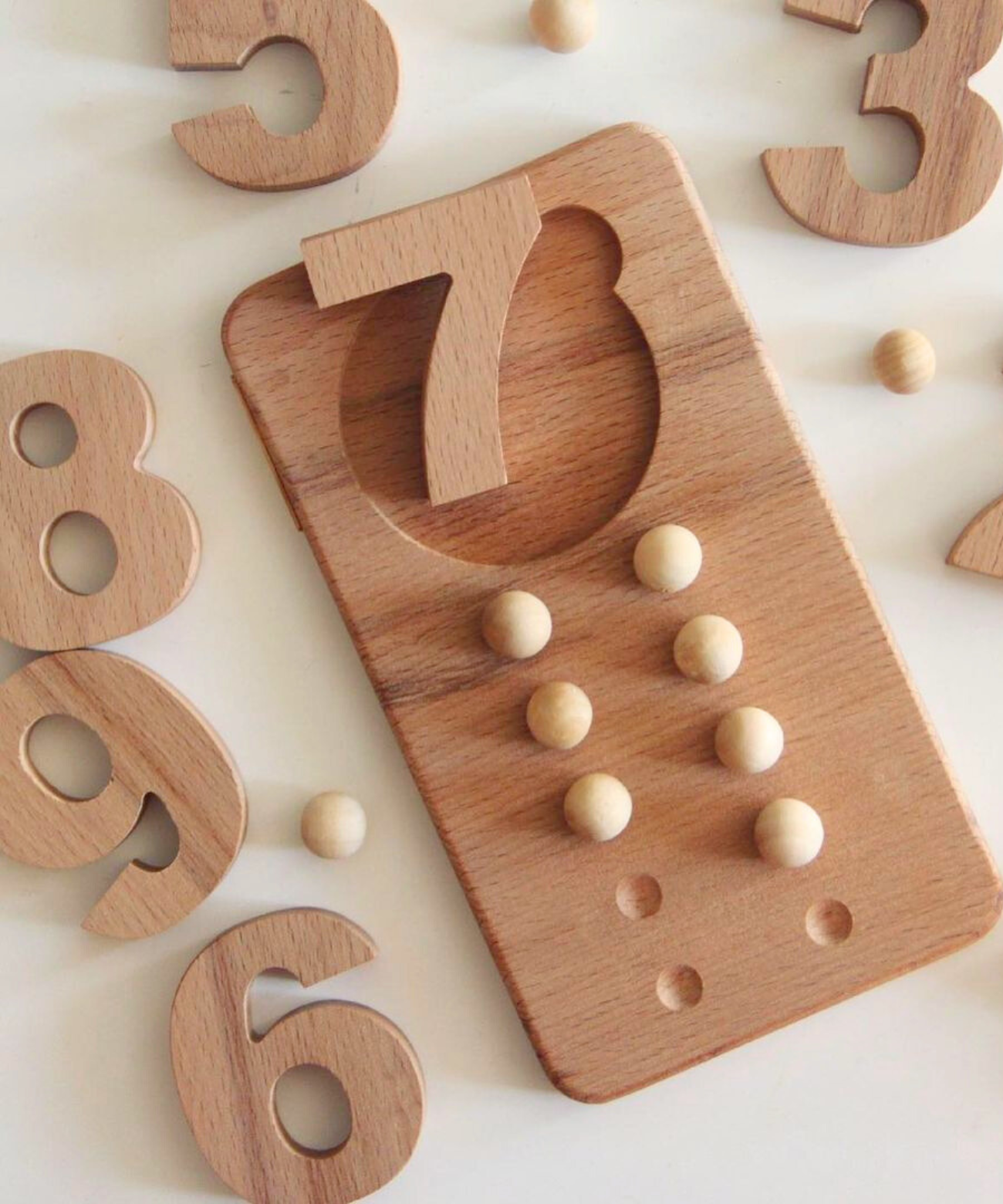 Wooden Numbers • Set of 10