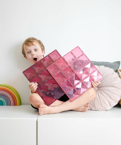 Pastel Pink & Berry Base Plate 2 Piece Set