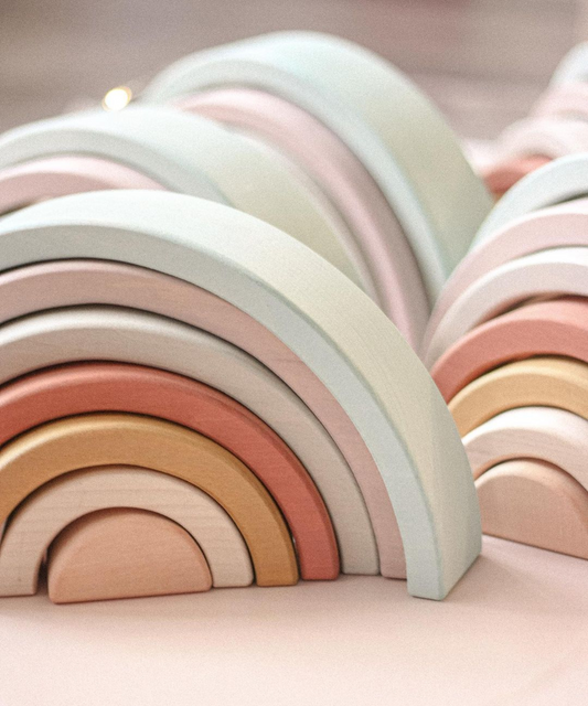 Rainbow Stacker in Pastel