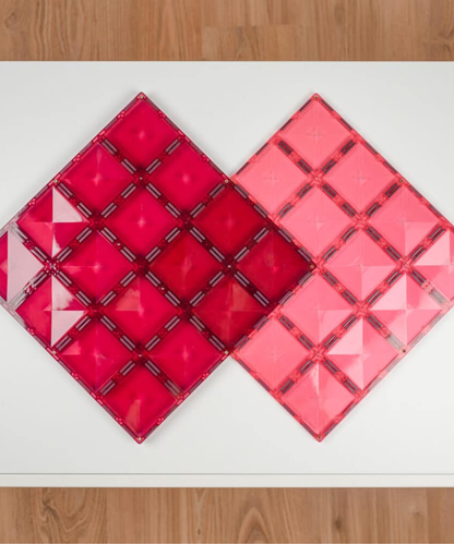 Pastel Pink & Berry Base Plate 2 Piece Set