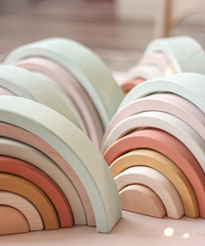 Rainbow Stacker in Pastel