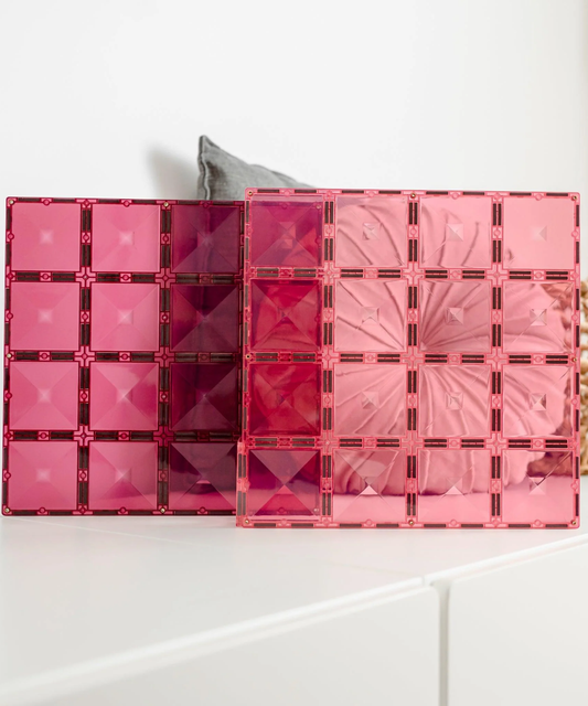 Pastel Pink & Berry Base Plate 2 Piece Set