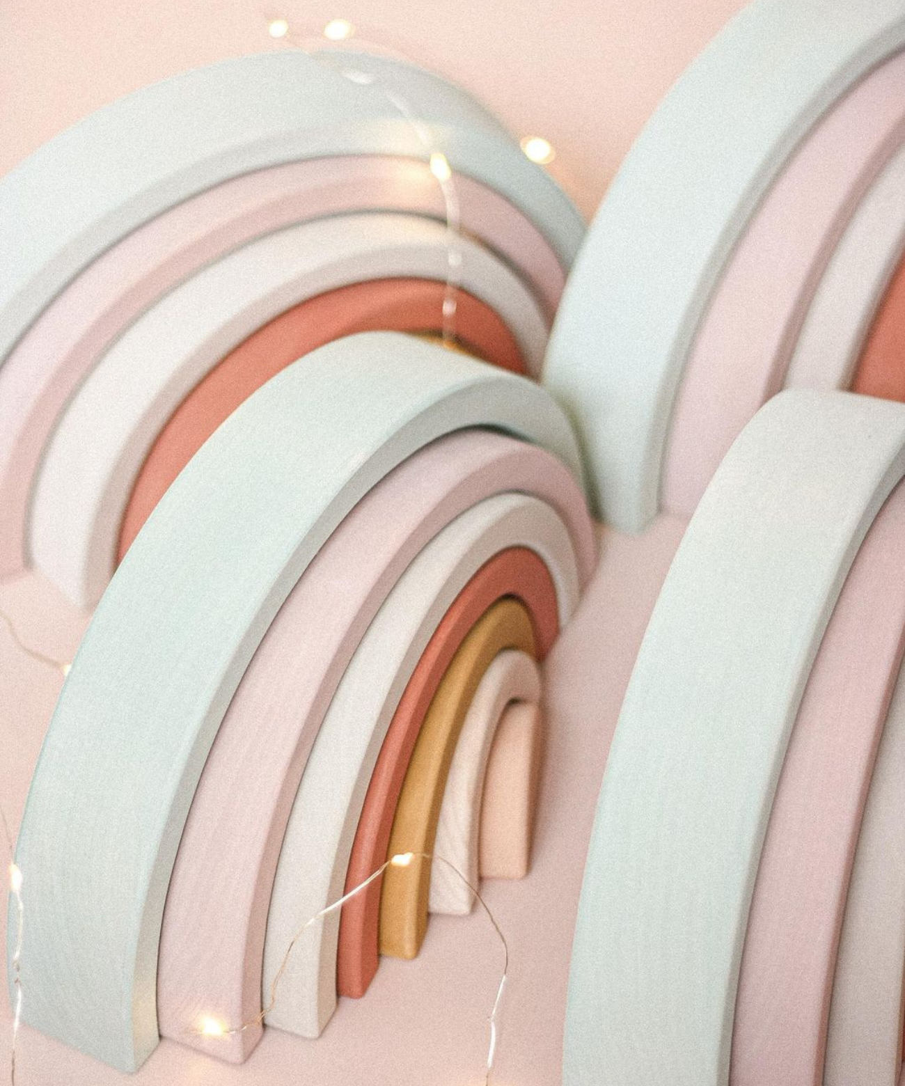 Rainbow Stacker in Pastel
