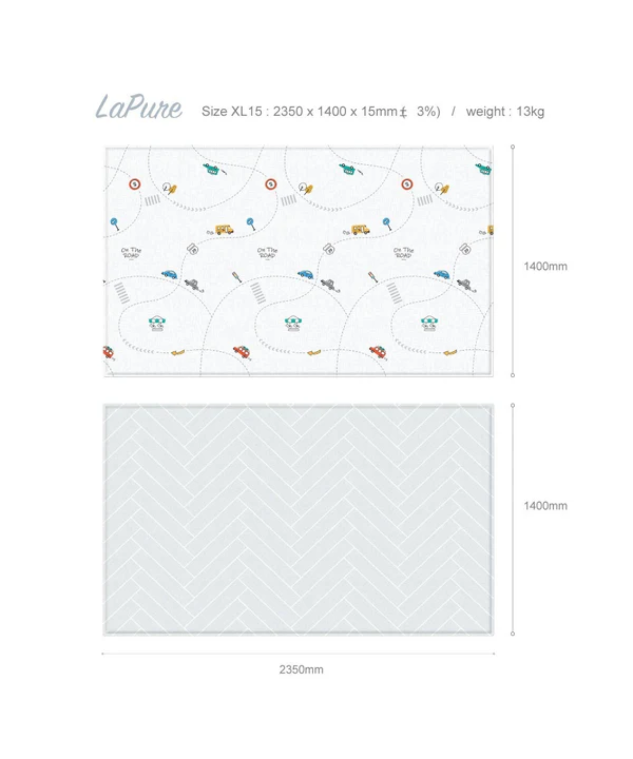 Parklon LaPure Bumper Playmat On The Road XL15 - NEW