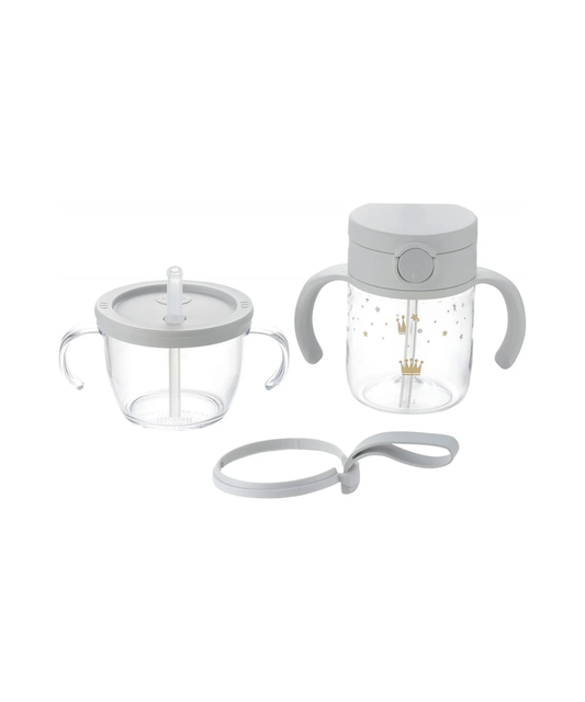 Axstars Straw Training Mug and Straw Bottle Mug Set