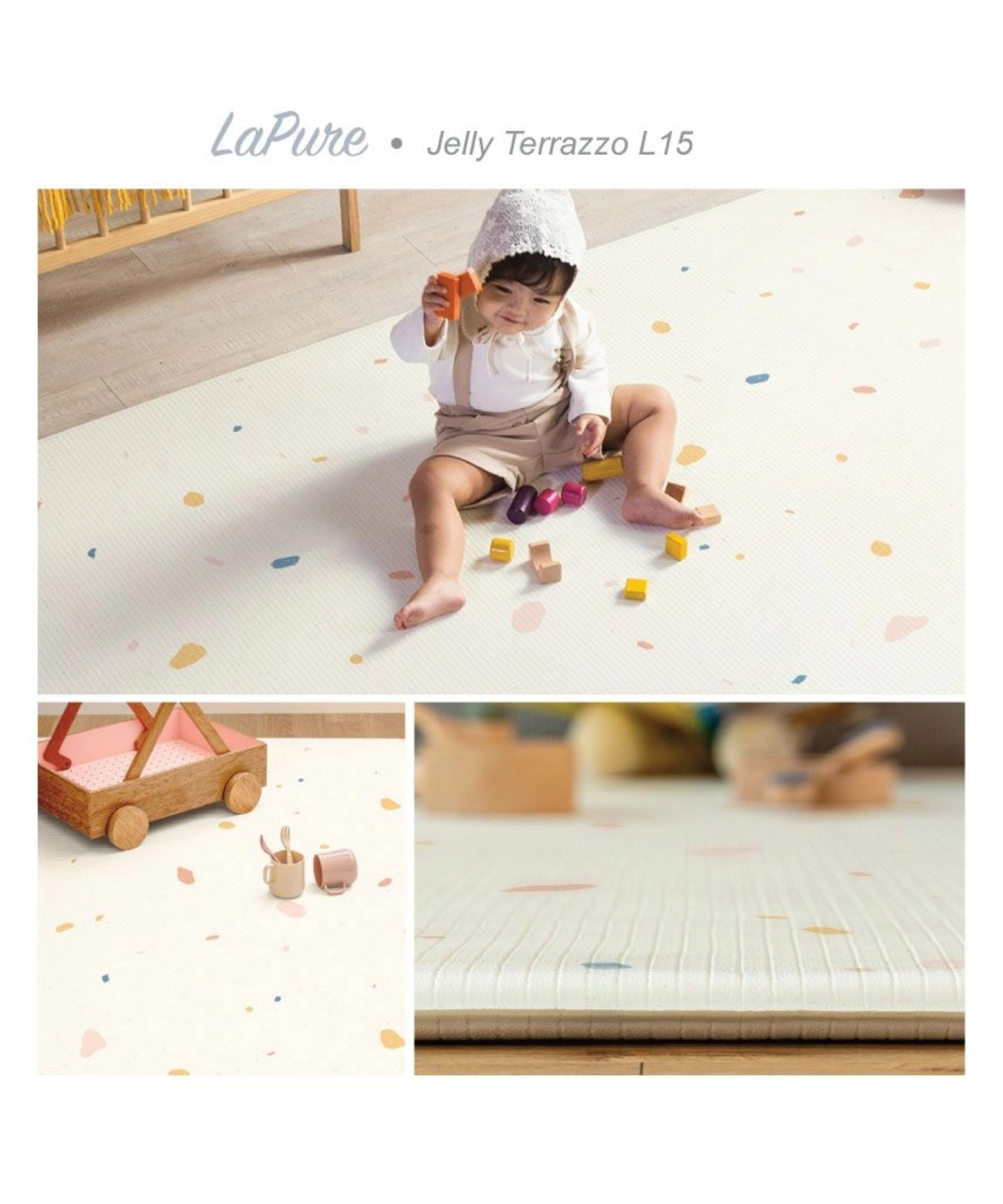 Parklon LaPure Bumper Playmat Jelly Terrazzo L15