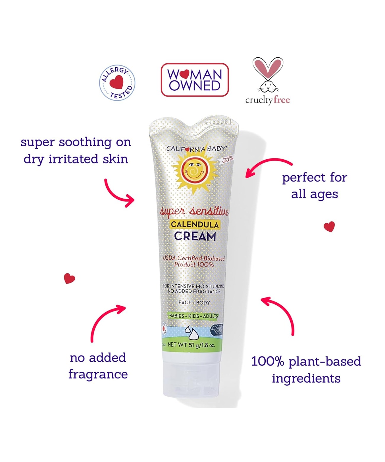 California Baby Calendula Cream (Assorted Scents)