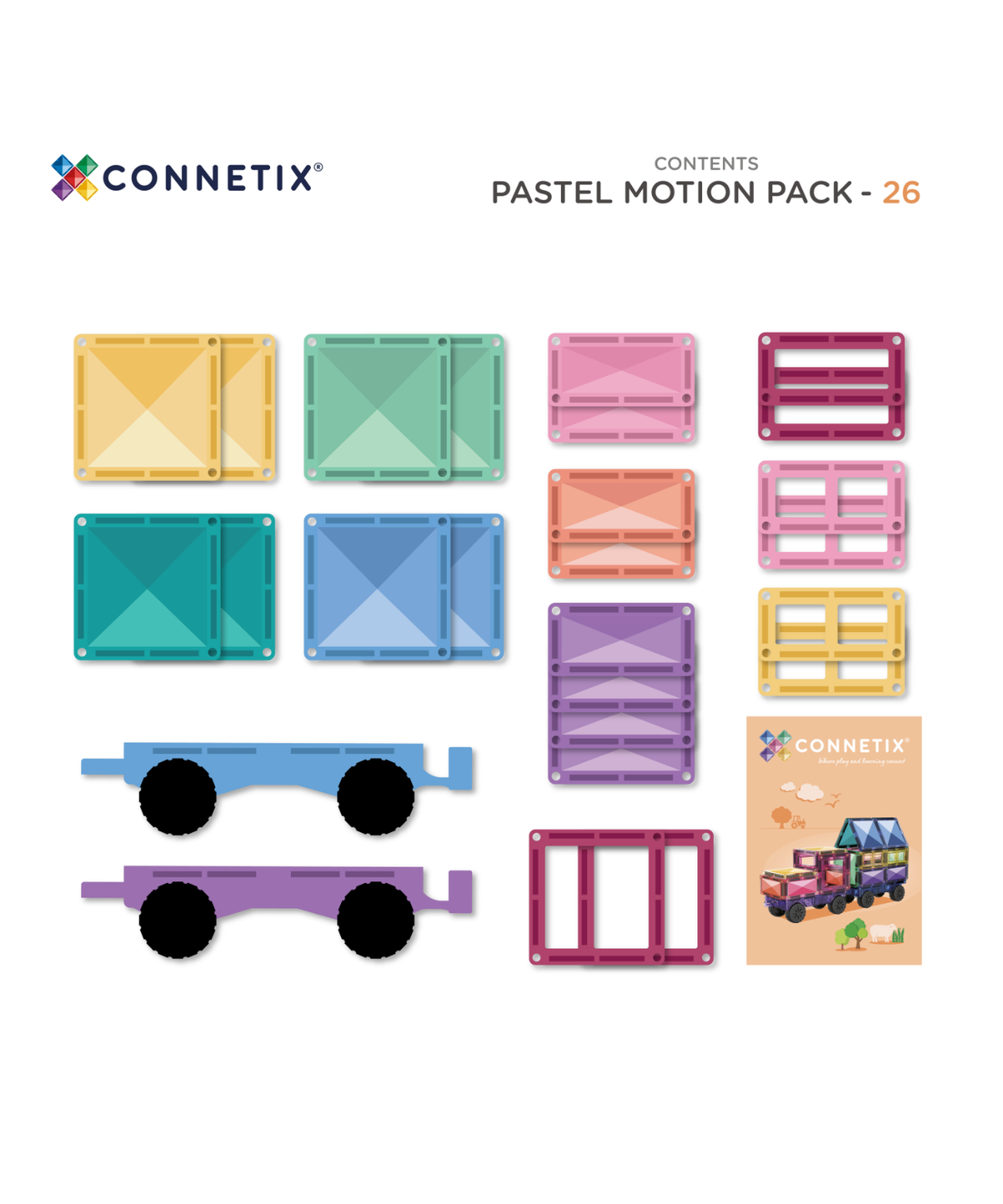 (New) Pastel Motion Pack 26 Piece Set