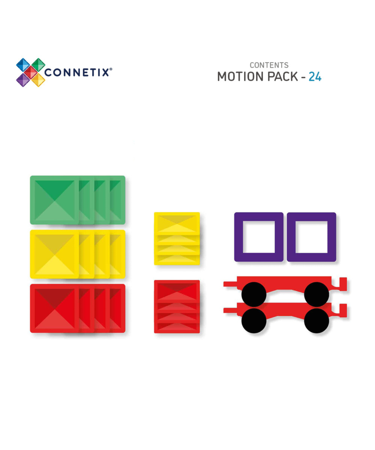Rainbow Motion Pack 24 Piece Set