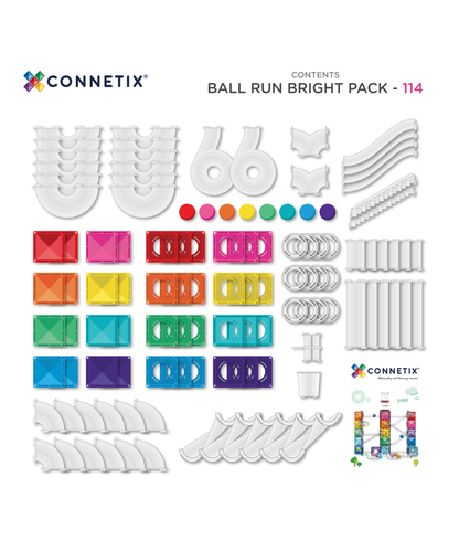 (New Design) Bright Ball Run Pack 114 Piece Set
