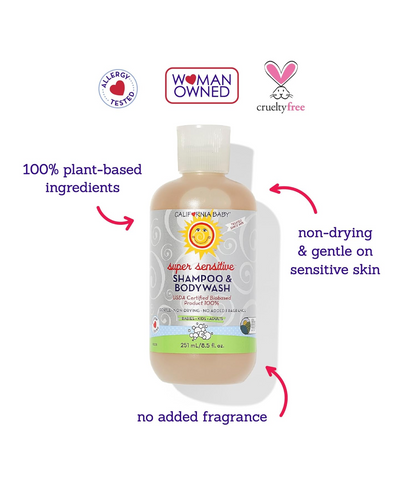 California Baby Shampoo and Body Wash (Assorted Scents)