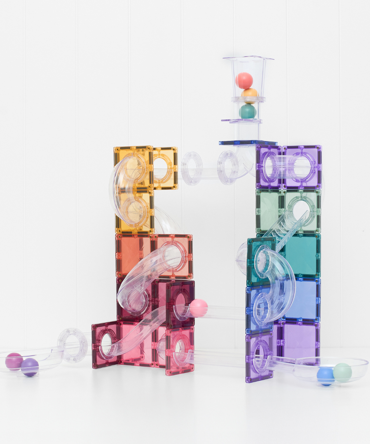 (New Design) Pastel Ball Run Pack 114 Piece Set