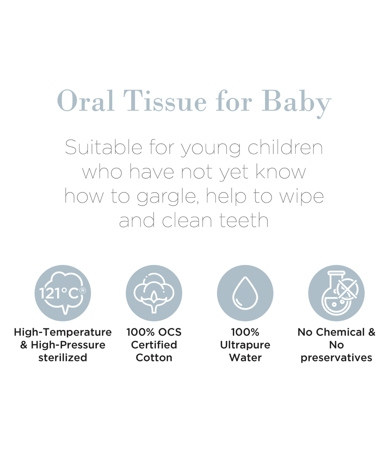 RICO Baby Oral Wipes — 30 sheets