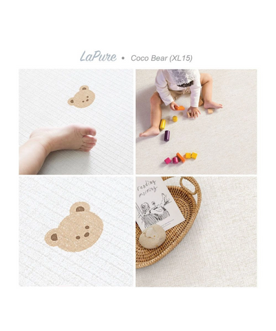 (Pre-Order) Parklon LaPure Bumper Playmat Coco Bear XL15 (ETA Mid July)