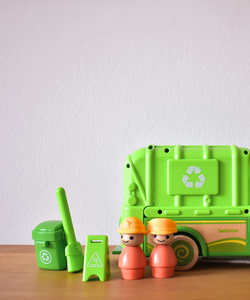 Wooden Recycling Truck