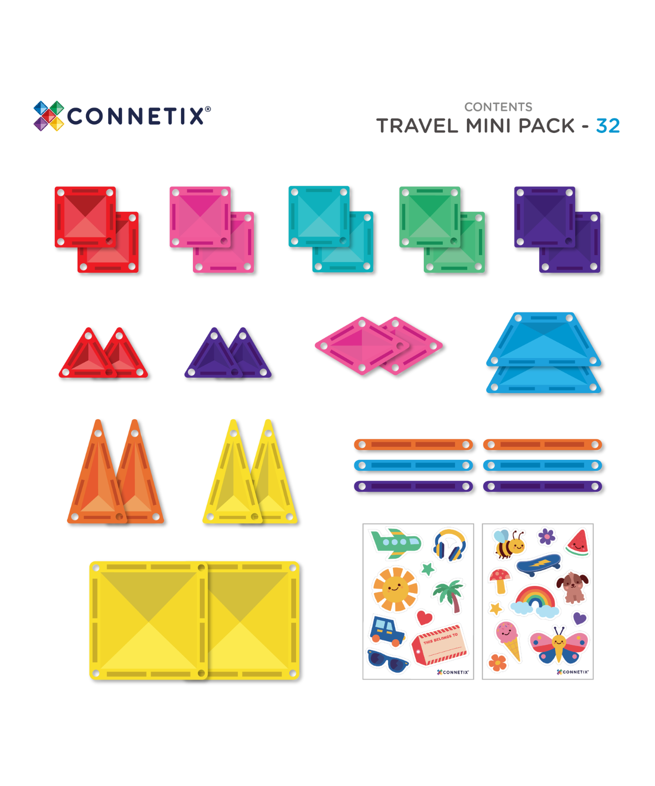 (Pre-Order - End Aug) Travel Mini Pack 32 Piece Set