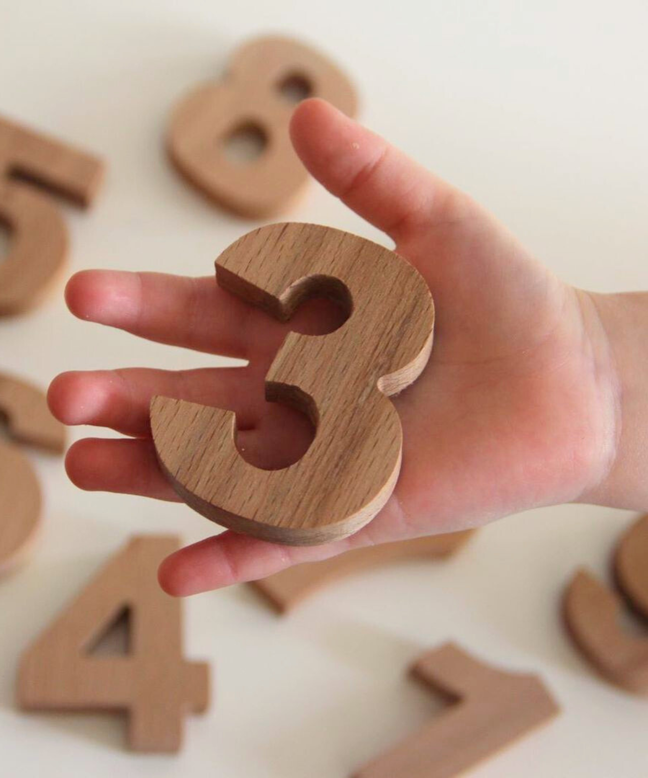 Wooden Numbers • Set of 10