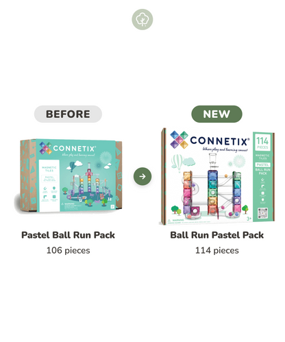 (New Design) Pastel Ball Run Pack 114 Piece Set