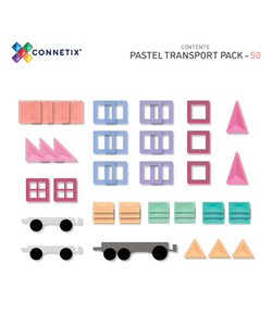 Pastel Transport Pack 50 Piece Set