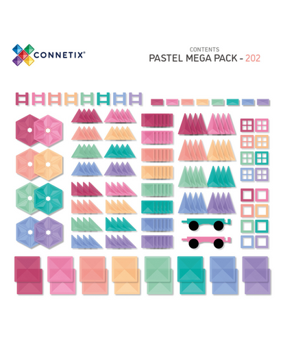 Pastel Mega Pack 202 Piece Set
