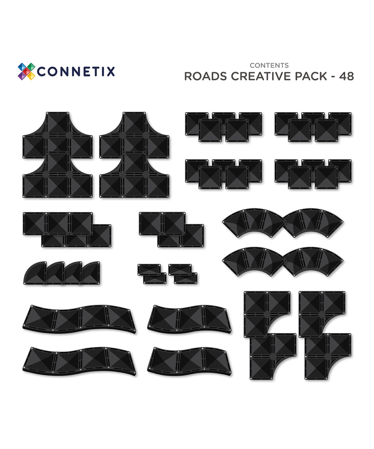 Creative Roads Pack 48 Piece Set