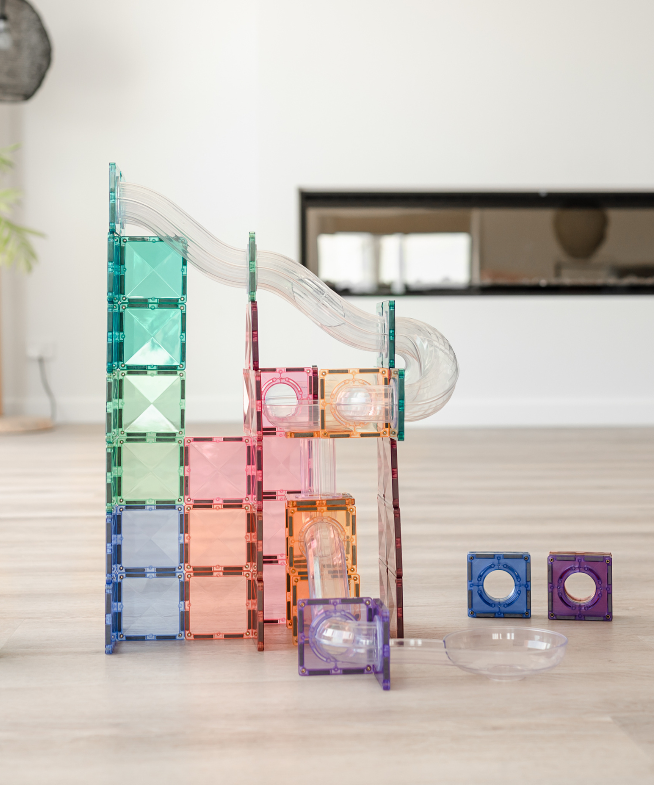 Pastel Ball Run Expansion Pack 80 Piece Set