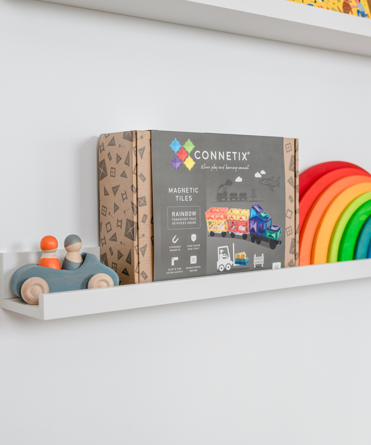 Rainbow Transport Pack 50 Piece Set