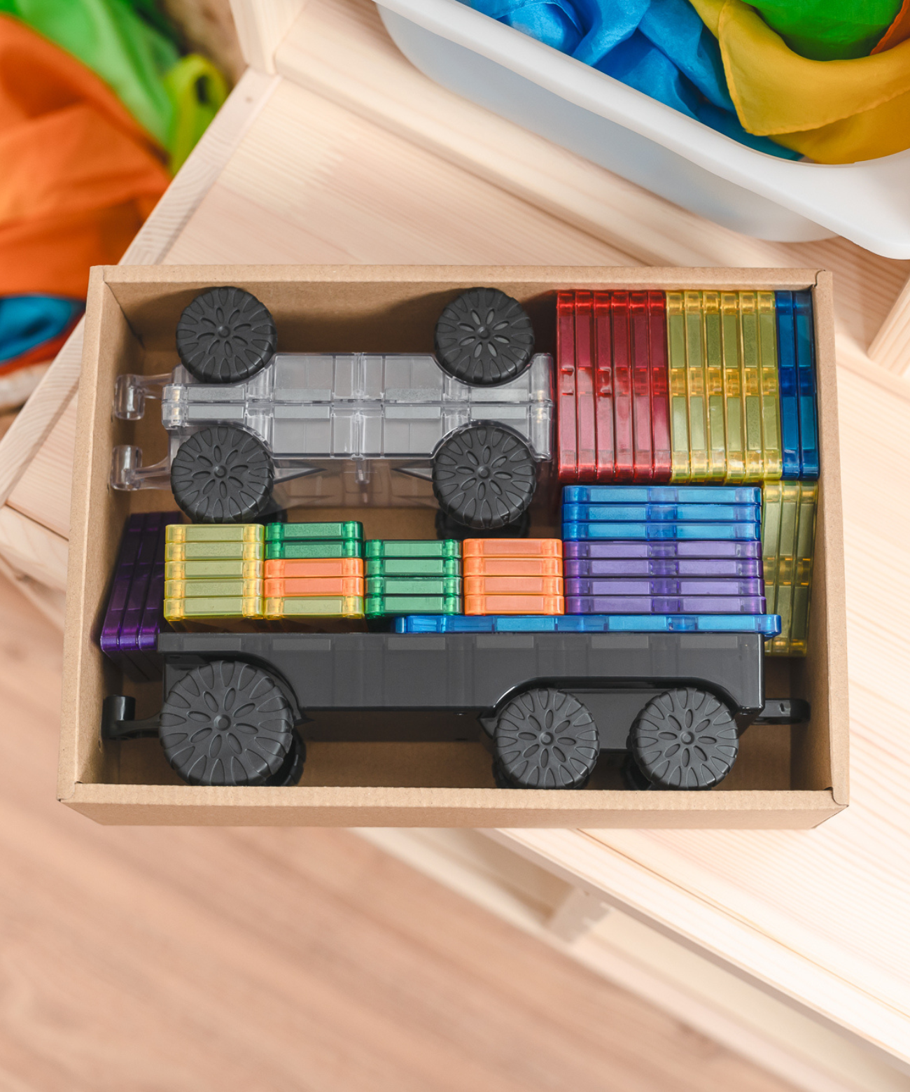 Rainbow Transport Pack 50 Piece Set