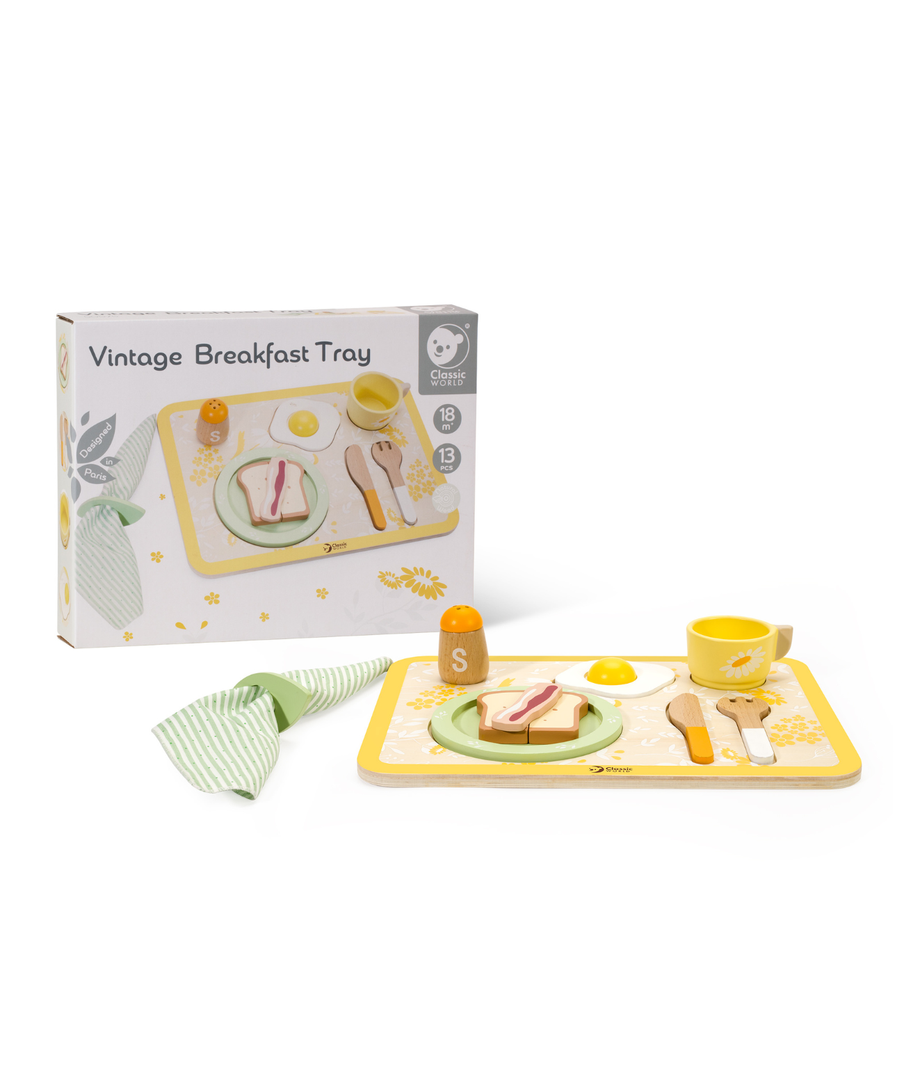 Vintage Breakfast Tray