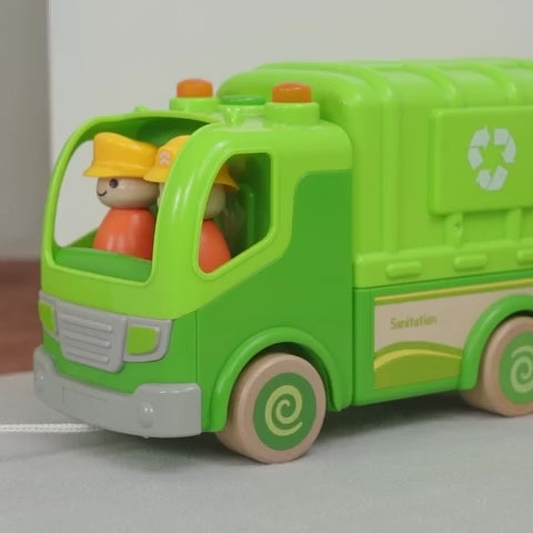 Wooden Recycling Truck