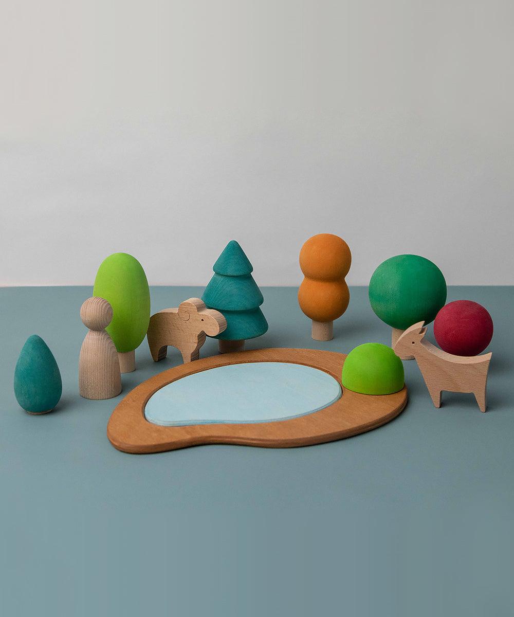 Avdar Toys Chubby Forest Trees Set Singapore