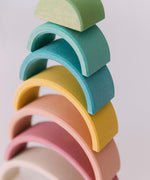 Load image into Gallery viewer, Avdar Toys Pastel Rainbow Stacker Singapore
