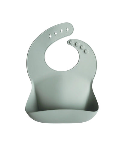 Mushie Silicone Bib Singapore Cambridge Blue