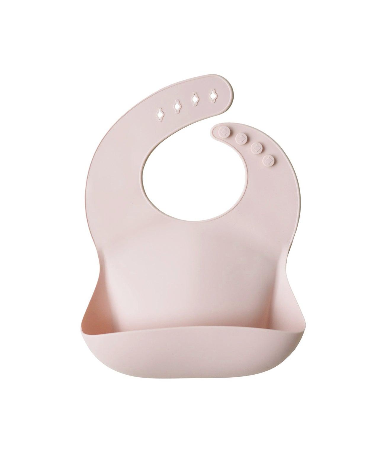 Mushie Silicone Bib Singapore Blush
