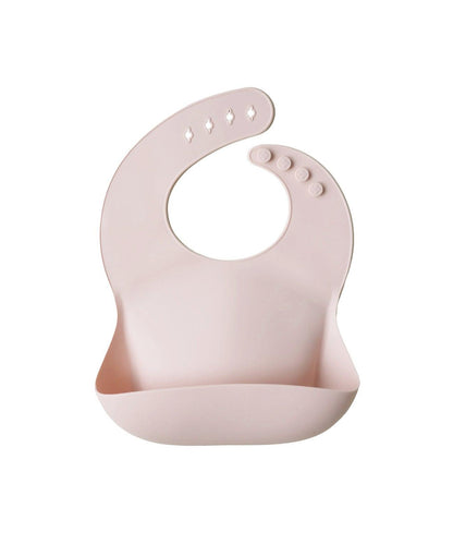 Mushie Silicone Bib Singapore Blush